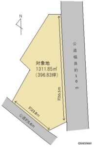 静岡市清水区折戸　事業用地　の物件画像