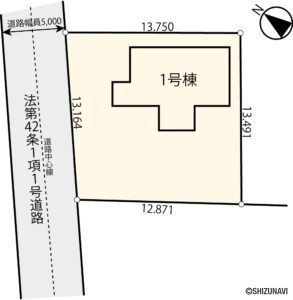 富士宮市淀師　新築一戸建て　4LDK+WIC　1号棟　の画像