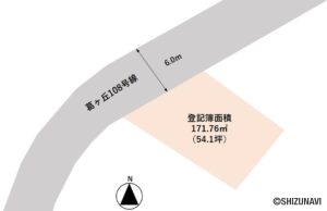 掛川市大多郎　売土地の物件画像