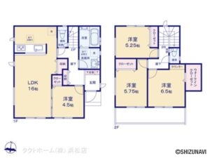 浜松市中央区中島2丁目　新築一戸建て　4LDK　2024年10月完成済　の物件画像