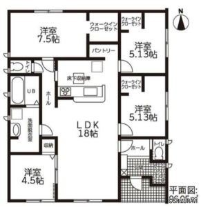 磐田上岡田 3期  新築戸建て 2棟の物件画像