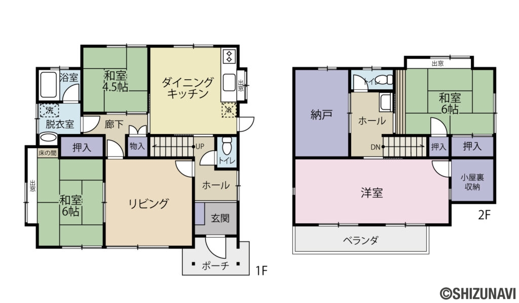 藤枝市兵太夫　中古住宅の中古住宅4LDK