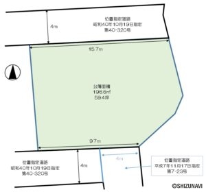 【建築条件なし】静岡市清水区宮加三　売土地　約59坪の物件画像