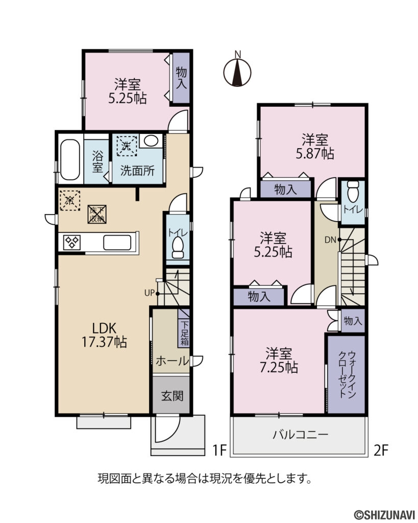 飯田産業　音羽町3期　間取り図の新築一戸建て4LDK