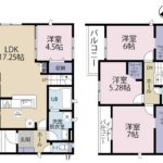 【新築建売住宅】富士市富士岡　３号棟　4LDK＋WICの画像