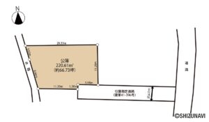 裾野市茶畑　売土地　裾野市立東小学校・東中学校区の画像