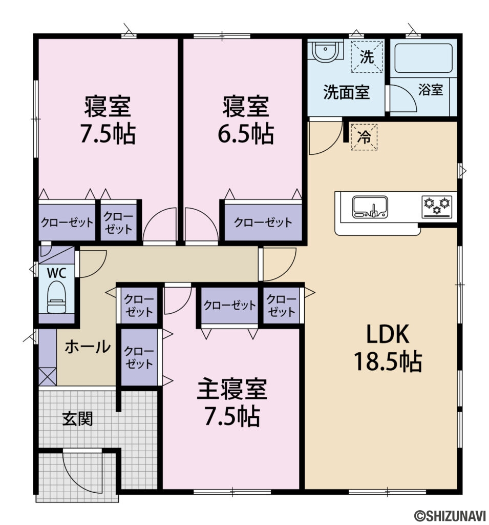 富士宮中里東町　新築一戸建て　の画像