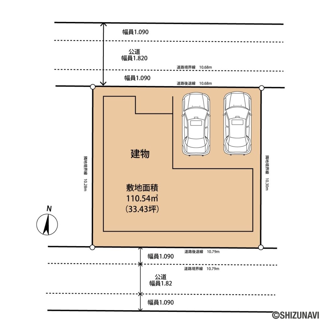 函南町平井　新築一戸建て　２階建　4LDK＋WIC　2024年完成の画像