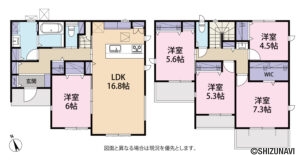 【新築建売住宅】島田市宮川町　西棟・東棟の物件画像