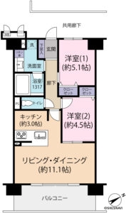 オブリージュ三番町レジデンス　令和元年築　オーナーチェンジの物件画像