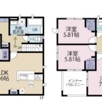 【新築建売住宅】富士市富士岡　１号棟　4LDK＋WICの画像