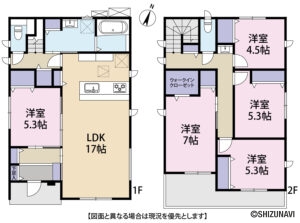 焼津市大村一丁目　西棟・東棟　新築一戸建ての物件画像