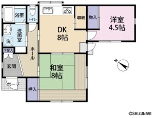 静岡市駿河区　国吉田1丁目　間取り