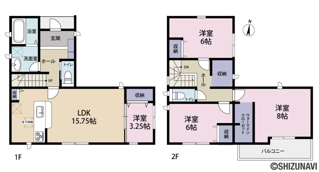 函南町平井　新築一戸建て　２階建　4LDK＋WIC　2024年完成の画像