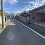 清水区八千代町　土地　前面道路