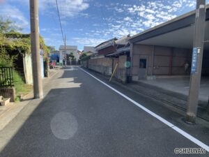 清水区八千代町　土地　前面道路