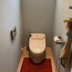 1階トイレはタンクレスとなっております。