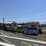 2階洋室22.1帖からの風景は遮るものが無くとても良い景色です！