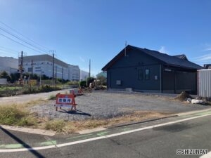 【蒲小学校区】浜松市中央区子安町　土地　62.52坪角地　建築条件なしの物件画像