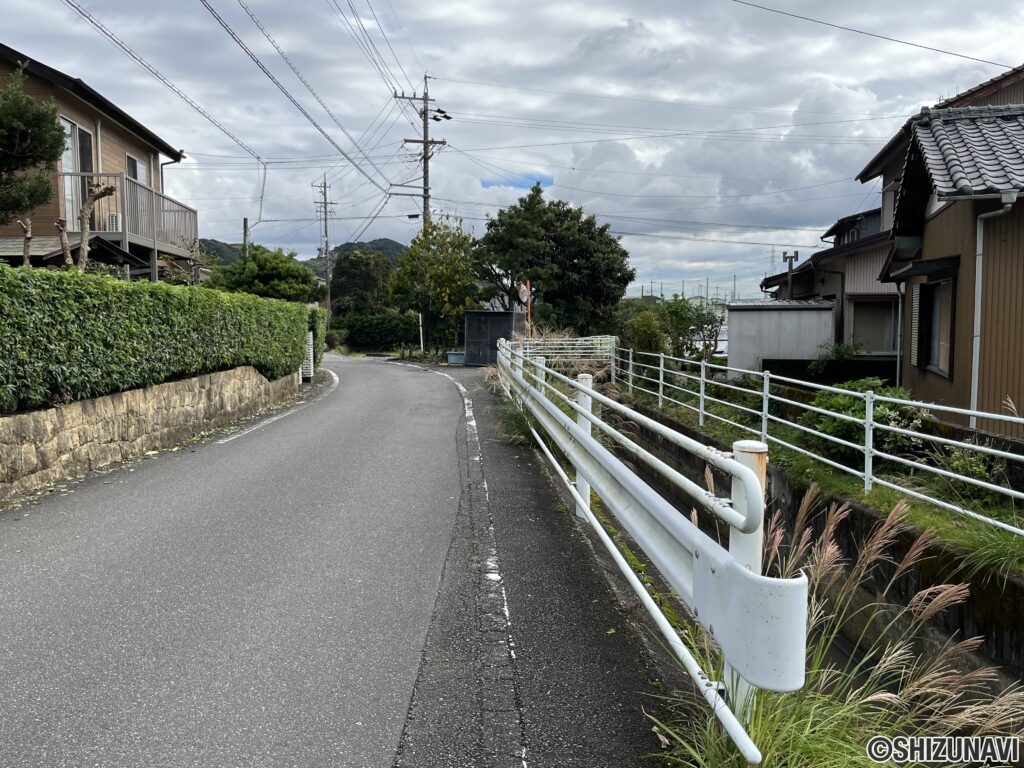 元島田　前面道路