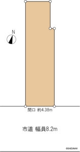 【建築条件無し】清水区追分1丁目　売土地の物件画像