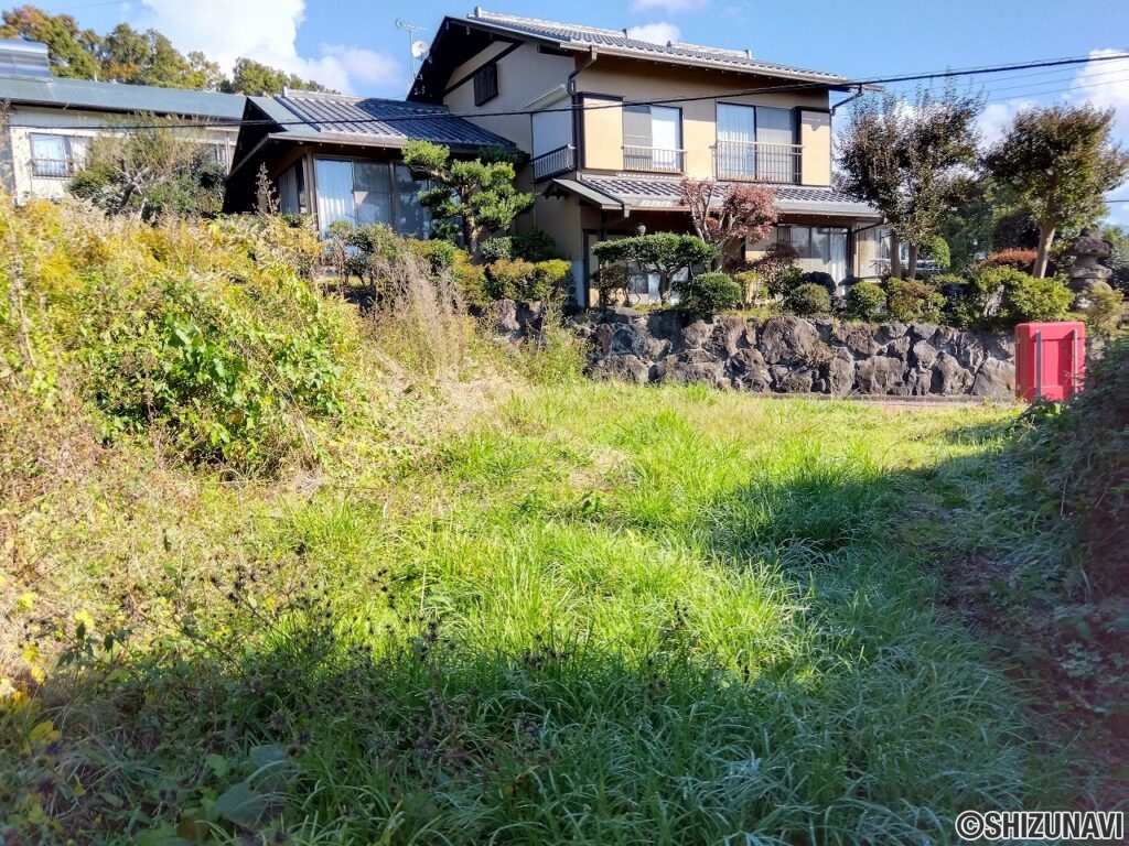 函南町上沢　売り土地　現地