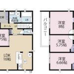 【新築建売住宅】富士市富士岡　２号棟　4LDK＋WICの画像