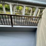 【バルコニー】バルコニーは塗装を行いました。