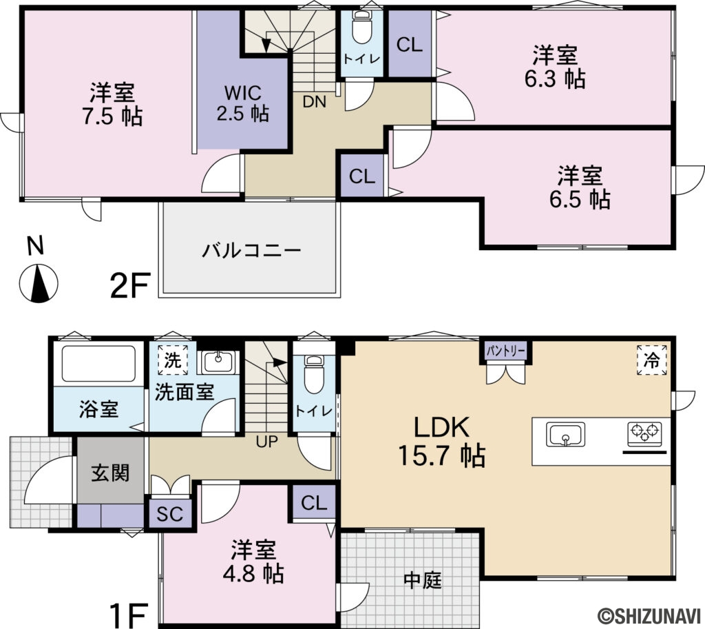 【新築分譲住宅】沼津市大岡4LDK　１期　２号棟の画像