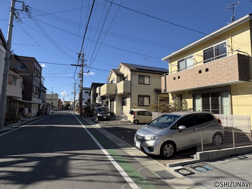 清水区鶴舞町 前面道路①