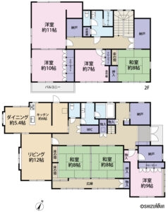 【フルリフォーム済】沼津市下香貫　2階建て　7LDK＋4S　住友林業施工の物件画像