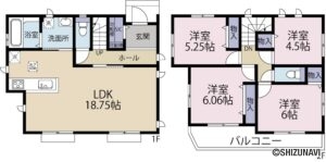 【新築建売住宅】ハートフルタウン裾野平松Ⅱ（B区画）の物件画像