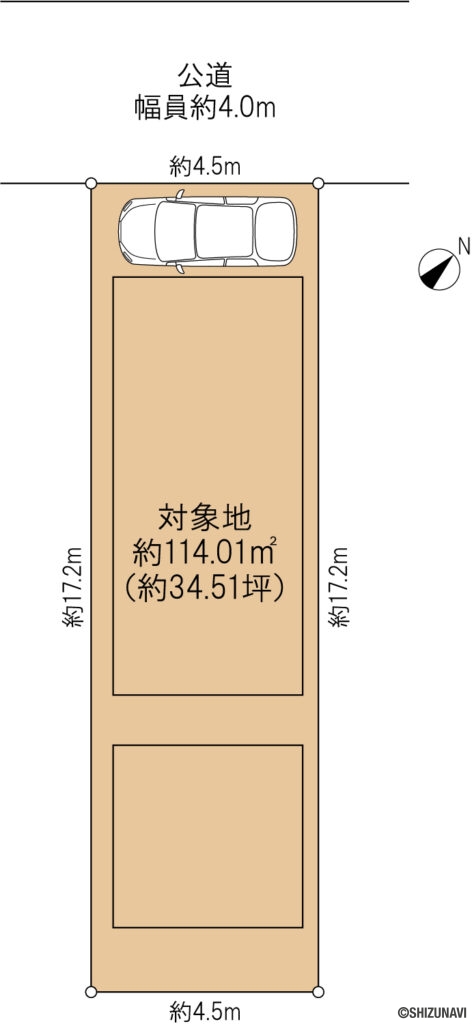 葵区新通1丁目　間取り図