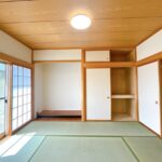 【リフォーム後／一階和室】一階和室は畳表替え、障子張替え、クロス貼替え、照明交換を行いました。