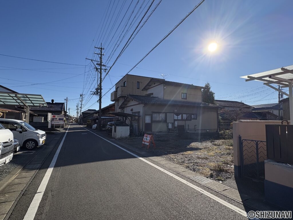 A号地 前面道路②