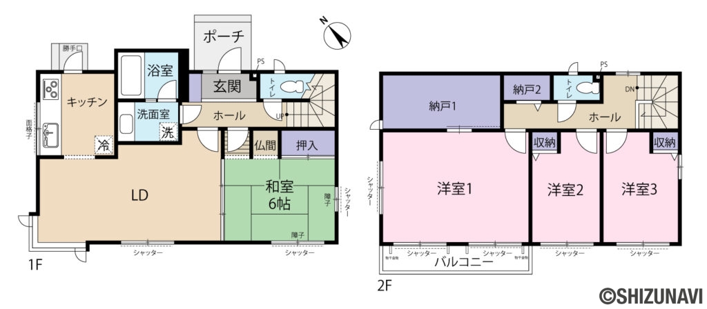 佐野見晴台間取図