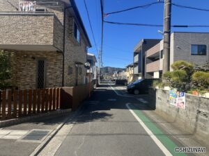 葵区羽鳥４丁目　全面道路①