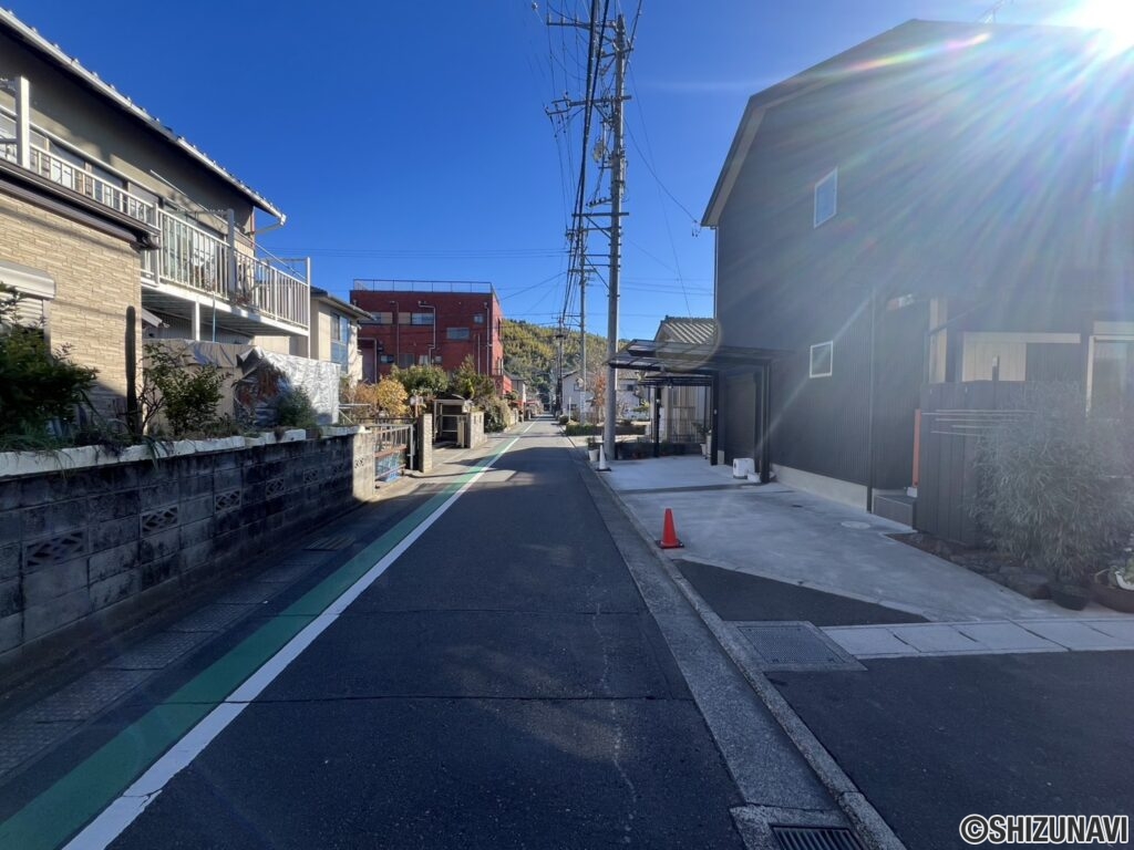 葵区羽鳥４丁目　全面道路②