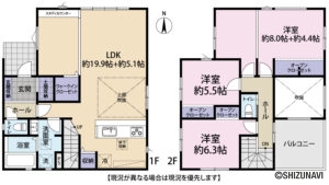 【新築建売住宅】焼津市小川1期　1号棟の物件画像