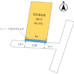 【売土地】藤枝市高岡3丁目　57.7坪 南向き整形地の画像