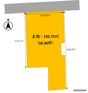 【仲介手数料不要】藤枝市茶町A区画の物件画像