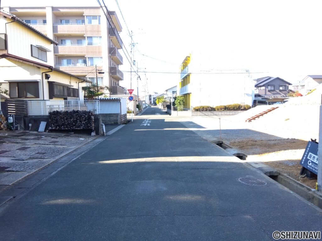 前面道路(東→西)