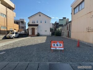 【仲介手数料不要】静岡市清水区鶴舞町　50坪　整形地　建築条件なしの物件画像