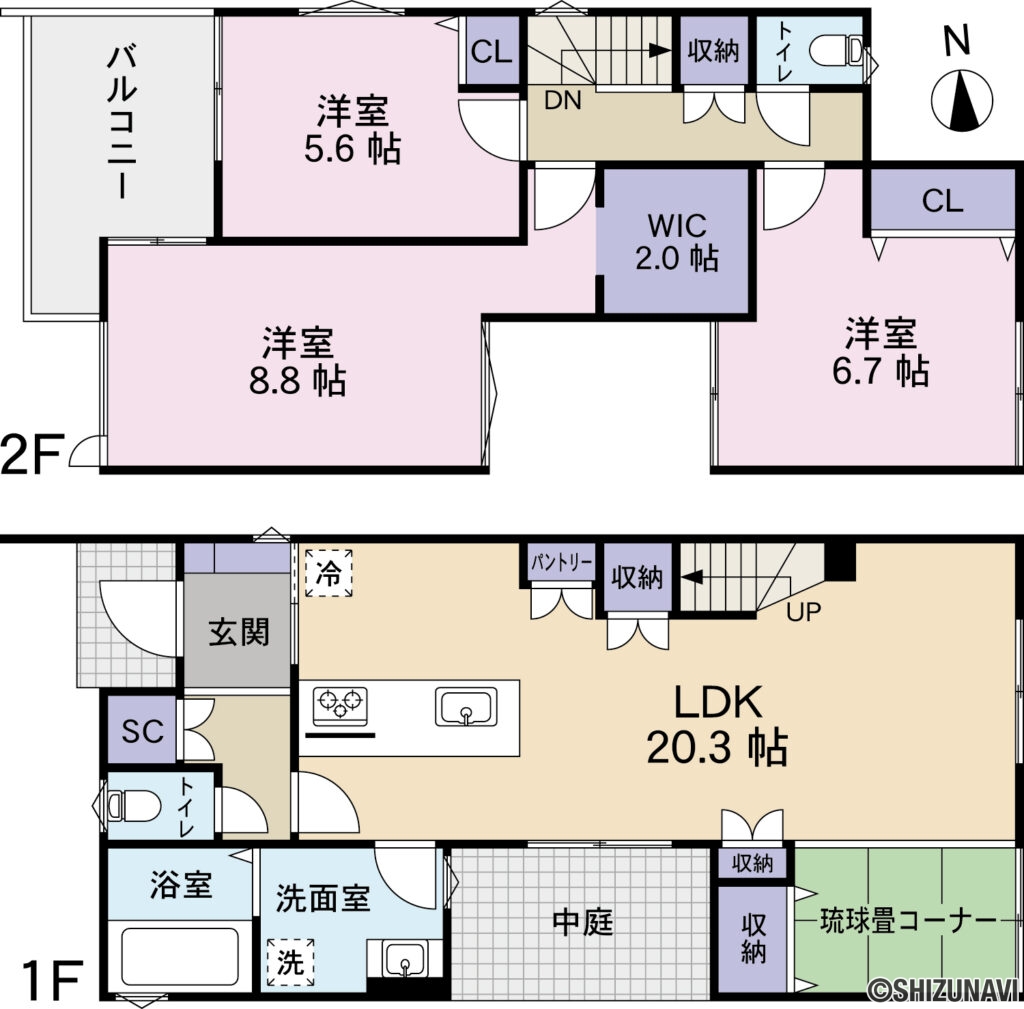 【新築分譲住宅】沼津市大岡　3LDK　１期　３号棟の画像