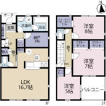 共栄町第3　4号棟　間取り図