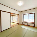 【リフォーム済/6帖和室】和室は畳表替え、障子・襖の張替えを行います。