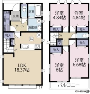 【新築建売住宅】ハートフルタウン裾野平松Ⅱ（C区画）の物件画像