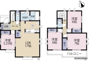 【新築分譲住宅】小山町用沢Ⅲ　B棟 4LDKの物件画像