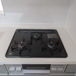 3口コンロの写真です。