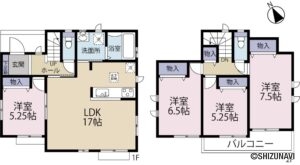 【新築分譲住宅】小山町用沢Ⅲ　D棟　4LDKの物件画像